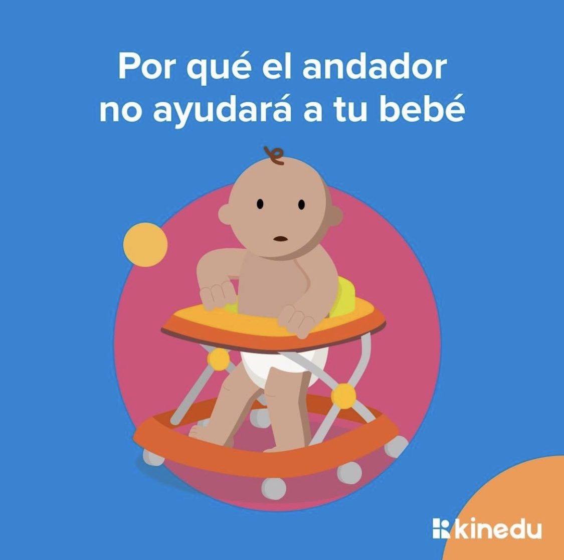 Por qué el andador es malo para tu bebé